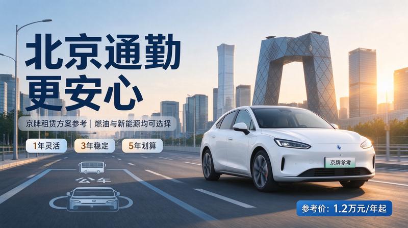 北京车牌租赁服务流程示意图
